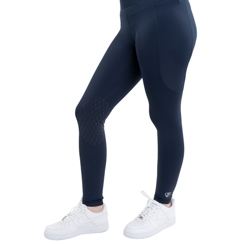 Equidry Water Repellent Leggings in Navy-1